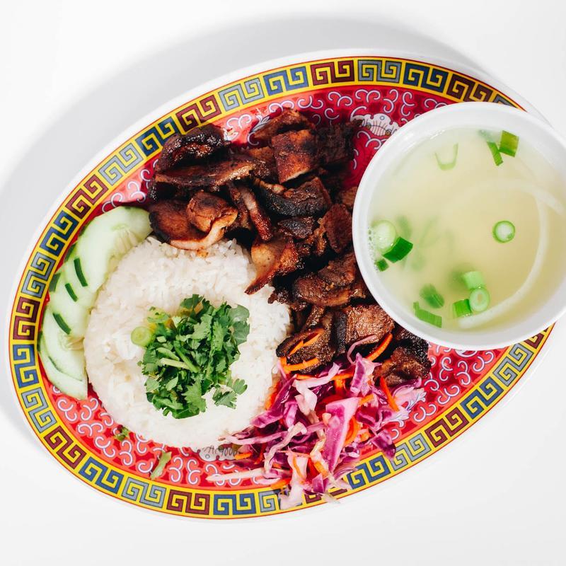 Marinated Pork Belly Rice
